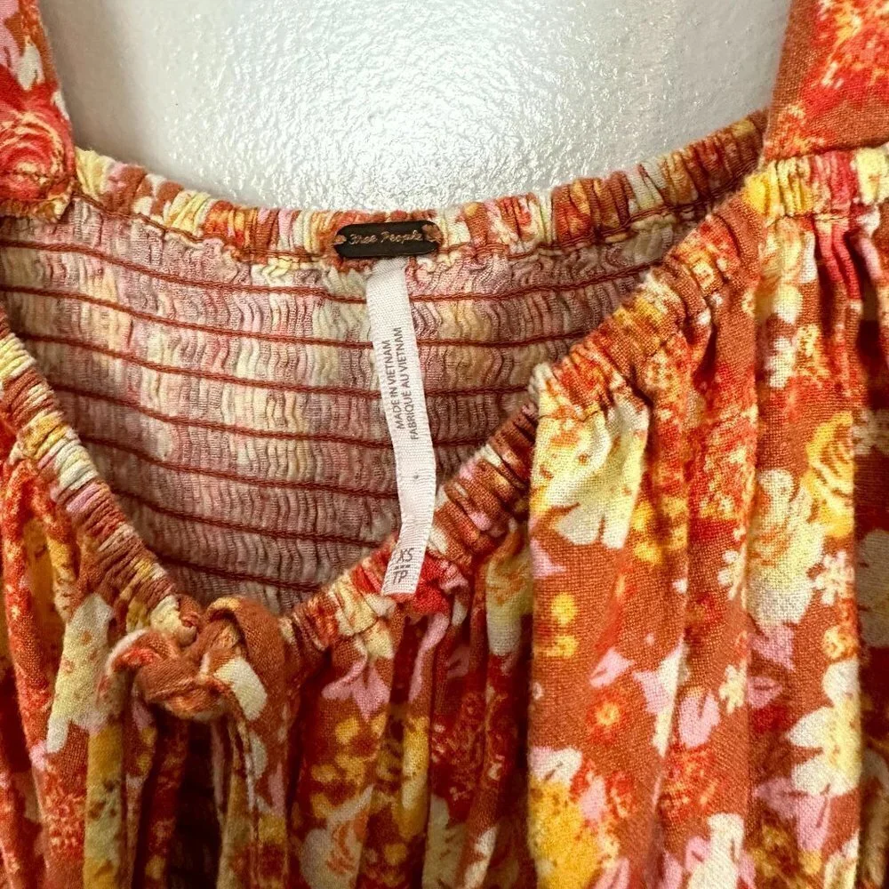 FREE PEOPLE Show Me Love Romper in Original Combo Size X-Small
